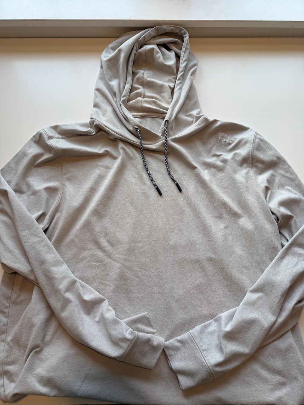 Rhoback Men's Hooded Pullover in Light Taupe